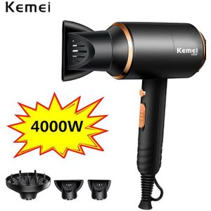 Kemei Ionic Föhn 3 In 1 Sterke Macht 4000W Föhn Elektrische 210-240V Professionele Kappers apparatuur