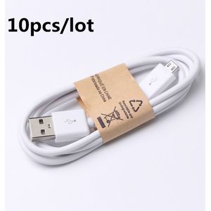 10 Stks/partij 1M Micro Usb Mobiele Telefoon Charge Cord Usb Data Charger Kabel Voor Redmi Samsung Galaxy S4 a3 J5 S7
