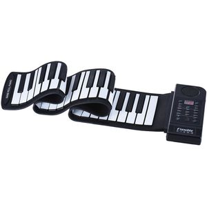 Draagbare 61 Toetsen Flexibele Silicon Roll Up Piano Usb Elektronische Midi Keyboard Hand Rolled Muziekinstrument