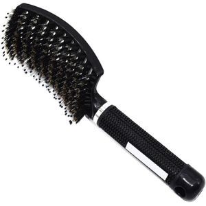 Rechte Curling Haar Massage Kam Haar Kapper Kappers Gereedschap Salon Kappers Styling Tools Antislip Gebogen