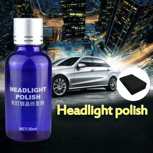 Auto Koplamp Lens Restorer Repareren Polijsten Cleaning Auto Care Buffing Tool 30ML 9H Wassen Onderhoud Levert