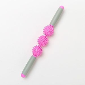 Spier Massage Roller Stok Body Relax Tool Spier Roller Sticks Met 3 Punt Spiky Ball