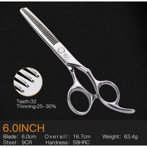 Fenice Professionele 6 Inch Haar Schaar Set Haar Knippen Dunner Schaar Set Kappers Scharen Gereedschap Set