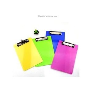 1 pcs kleurrijke 15.3x22.8 cm plastic klembord schrijven pads hangable menu pads kantoor school supplies verkoop laagste prijs!