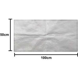 HIULLEN Vloerplaat voor open haard, halfrond, 100 x 50 cm, vonkbescherming voor kachel, thermische mat, beschermt de vloer tegen zwart