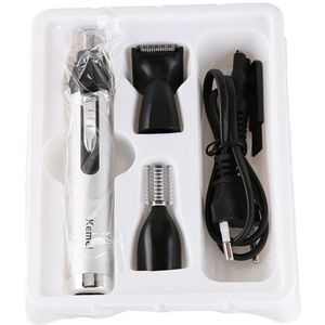 Kemei 3 In 1 Elektrische Neus Tondeuse Gezichtsverzorging Scheerapparaat Apparaat Professionele Oor Haar Baard Wenkbrauwen Scheren Machine d42