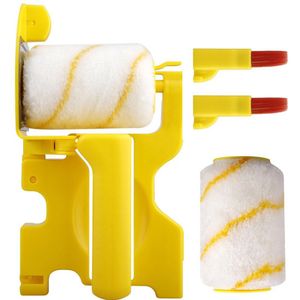 Clean-Cut Verf Edger Roller Borstel Set Veilig Hulpmiddel Draagbare Schilderen Roller Borstel Levert Voor Thuis Muur Plafonds