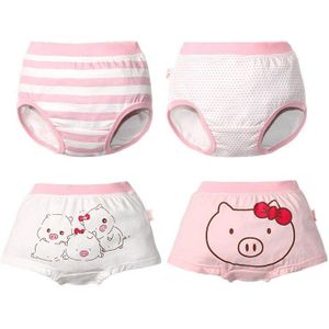 4 stuks Baby Ondergoed Puur 100% Katoen 2019New Stijl Baby Meisjes Slips 0-1-3-5Years Kids Meisjes Broek Kinderen Ondergoed