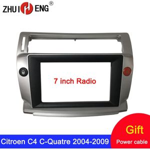 7/9 Inch 2 Din Auto Radio Frame Voor Citroen C4 C-Triomphe C-Quatre 204 Fascia auto Dvd Gps Speler Mount Kit Auto Accessoire