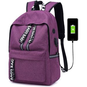 Laptop Rugzak Schooltassen Mode Externe USB Lading Rugzak Vrouwen reizen Rugzakken school rugzak voor Tiener Meisjes