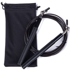 Gratis Pouch 3 Meter Metalen Lager En Handvat Springtouw/Speed Kabel Jump Rope Crossfit Mma Doos Home Gym/Npfl