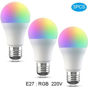Broadlink LB27 R1 Smart Wifi Gloeilamp E27 10W Rgb Led Gloeilamp Voor Smart Home Compatibel Met Alexa google 1/2/3/4 Pcs