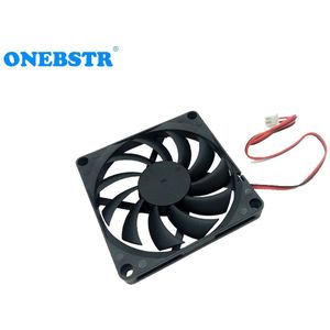8010 Dc 12V 0.15A Borstelloze Ventilator 80X80X10mm XH2.54-2Pin Voeding 80Mm 8Cm Koelventilator Draad lengte 180Mm