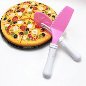 16Pcs Roestvrij Staal Kinderen Keuken Speelgoed Miniatuur Koken Set Simulatie Servies Speelgoed Kind Cut Pizza Speelgoed Set