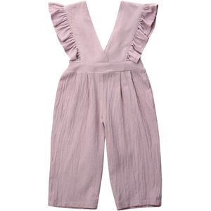 Zomer Baby Romper Leuke Peuter Kid Baby Meisjes Franje V-hals Romper Jumpsuit Playsuit Outfit Maat 2-6Y