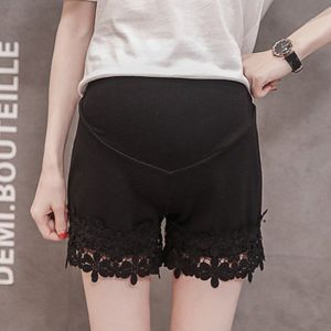 Shorts Voor Zwangere Vrouwen Kant Moederschap Shorts Zwangerschap Koreaanse Stijl Buik Ondersteuning Leggings Zomer Broek Vrouwen