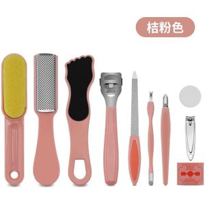 Dinorag 10 In 1 Pedicure Gereedschap Rvs Voetrasp Voet Dode Huid Remover Schoon Teennagel Zorg Kit Professionele Voet zorg