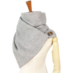 Hooded sjaal halswarmer Cowl sjaal Vrouwen mannen Winter mode Sjaals en hooded haken loop knop door Couverture echarpe