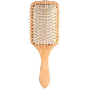 1pcs Haarverzorging Paddle Borstel Antistatische Combanti-statische Natuurlijke Houten Massage Haarborstel Kam Hoofdhuid Gezondheidszorg Paddle Borstel