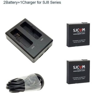 Sjcam SJ8 Pro Batterij 1200 Mah Li-Ion Extra Batterij Voor SJ8 Plus/SJ8 Air Dual Slot Lader Sjcam Accessoires