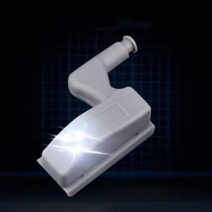 20 Stuks Universele Led Onder Kast Licht Kast Innerlijke Scharnier Lamp Kast Garderobe Sensor Licht Home Cocina Keuken Nachtlampje