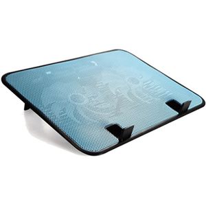 14 Inch Notebook Koeler 5 V Dual Fan Usb Externe Laptop Cooling Pad Slanke Stand Hoge Snelheid Stille Metalen Paneel fan