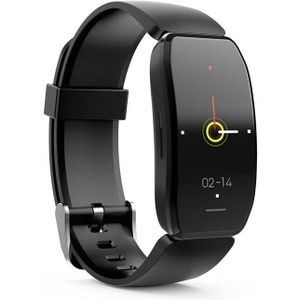 C114 Smart Armband Kleur Sn 1.14 Inch Hartslag Monitoring Bluetooth Peeter Armband (Zwart)
