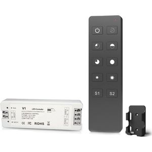 Led Dimmer 12V 24V Pwm 2.4G Led Touch Rf Draadloze Afstandsbediening 5V 36V Smart wifi Dimmer Controller Voor Enkele Kleur Led Strip