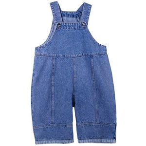 2022 Kinderen Losse Overalls Jongens Meisjes Casual Alle-Wedstrijd Denim Broek Herfst Solid Uitloper 1-7Y Kids Bib broek