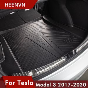 Heenvn Model3 Auto Tpe Kofferbak Matten Voor Tesla Model 3 Kofferbak Mat Accessoire Voor Tesla Model Drie Interieur Accessoires -