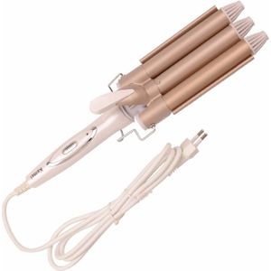 Professionele Krultang Keramische Triple Barrel Haar Styler Haar Waver Styling Tools 110-220V Haar Krultang Elektrische Curling