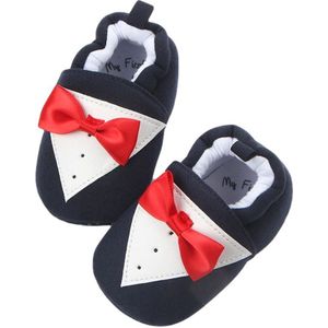 Mooie Baby Jongens Meisjes Warm Crib Schoenen Antislip Zachte Zool Katoen Eerste Wandelaars Schoenen Slippers Met Boog tie