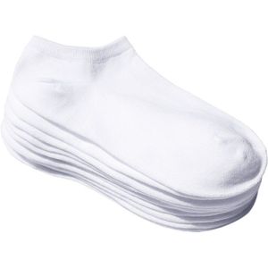 Goedkope Witte Sokjes Sport Atletische Sox Kinderen Kids Korte Sokken 5 Pairs