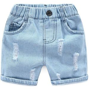 Jongens Denim Jeans Shorts Zomer Baby Casual Beach Ripped Broek Kids Cowboy Leisure Kleding Peuter Broek Kinderen Kleding