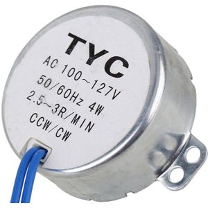 TYC-50 AC100-127V Synchrone Motor 2.5-3 RPM CW/CCW 4 W Koppel 8Kgf. cm