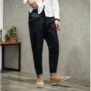 Mode Plus Size 5XL Losse Potlood Jeans Herfst Mens Elasticiteit Harlan jean Denim Harembroek Leisure Cowboy Menswear Bodems