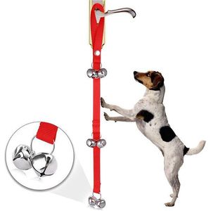Huisdier Deurbellen Touw Training Speelgoed Hond Trein Deurbel Rinkelen Ropes Cord Alarm Deurbel Voor Honden Katten Verstelbare Dierbenodigdheden