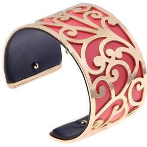 Verwisselbare Omkeerbare Armband Voor Vrouwen Met Goud Kleur Bloem Vormige Lederen Manchet Armband Charm Armband Femme Bigoux