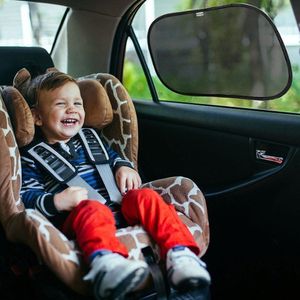 4 Stuks Auto Venster Schaduw Cling Auto Zonnescherm Side Rear Voor Baby 80 Gsm Auto Zonnescherm Beschermen Baby van Zon Uv-stralen