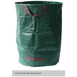 Techtimes (2 Stuks) opvouwbare Blad Prullenbak Voor Tuin Gazon Heavy Duty Tuin Rubble Afval Geweven Vuilnis Tassen Yard Afvalbakken