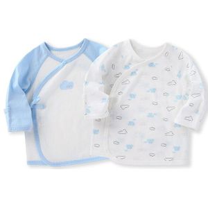 Balabala Baby Hemd Baby T-shirt Meisje Lange Mouw Jongen Top Pyjama Katoen Dieptepunt Tweedelige Set