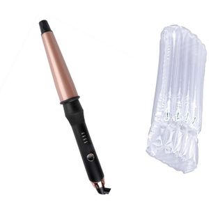 Haar Krultang Elektrische Haar Krultang Zilver Cone Lange Professionele Vijf Versnellingen Krultang Aluminium Wand Curl Iron Styler Tool