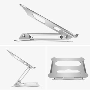 Besegad Opvouwbare Laptop Stand Verstelbare Cooling Ondersteuning Beugel Base Mount Houder voor Apple MacBook Universele Laptops Houder