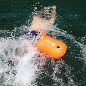 Open Water Boei Sport Beursgang Float Opgeblazen Overstuur Zwemmen Zwembad