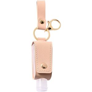 30Ml Hydroalcoholic Gel Sleutelhanger Handdesinfecterend Case Mini Handen Draagbare Hydroalcoholic Gel Fles Leather Case Gezondheid Sleutelhanger