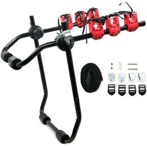 Auto Kofferbak Fiets Rack Stand Suv Voertuig Kofferbak Mount Bike Cycling Stand Opslag Carrier Voor Drie Fietsen