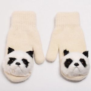 Winter Vrouwen Warm Cartoon Wanten Schattige Panda Kat Deco Handschoenen