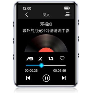 X60 Full Screen Bluetooth 5.0MP3 Speler MP4 Walkman Touch Screen 1.8 Inch Ingebouwde Luidspreker Met Radio Opname Video afspelen
