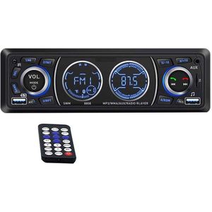 Car Stereo With Bluetooth Single Din In Car Stereo Car Radio Car Audio Stereos For Car Support USB Port, SD Card AUX In