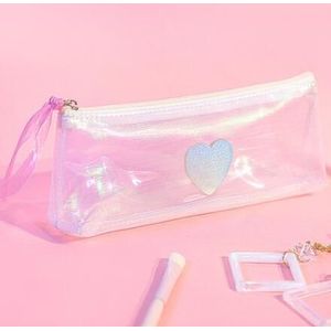 handtas roze wc mini tas transparante little bag organizer bag